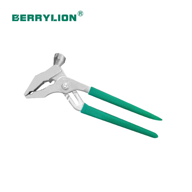 Dual colors rubber handle hammer plier
