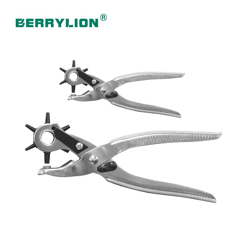 Leather punching plier set