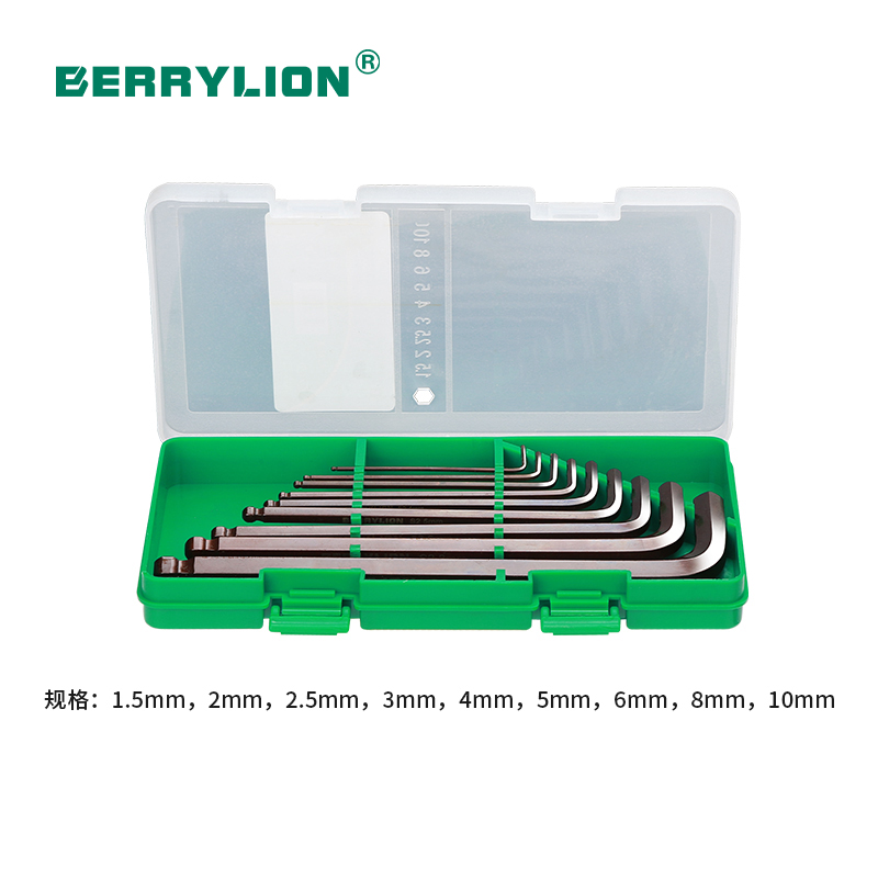 s2 9pcs metric hex key set(short)