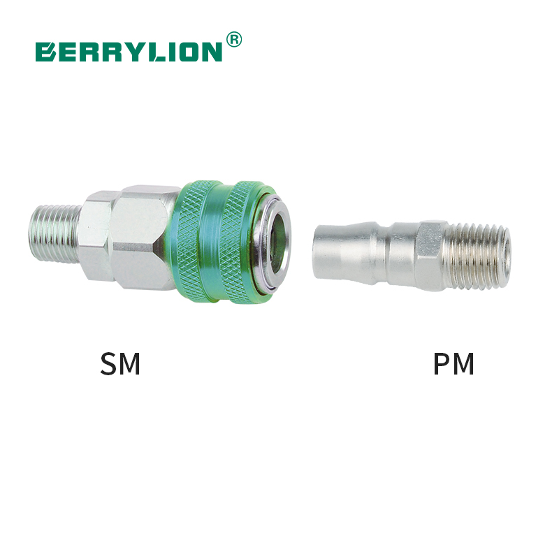Outside screw automatic locking joints