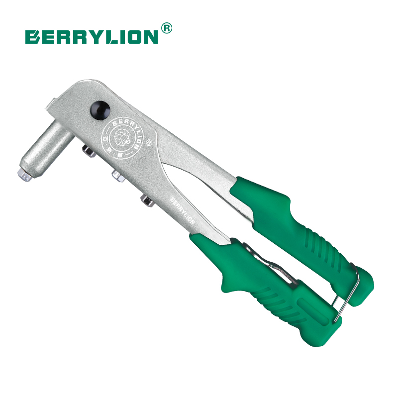 Heavy duty single handle riveter