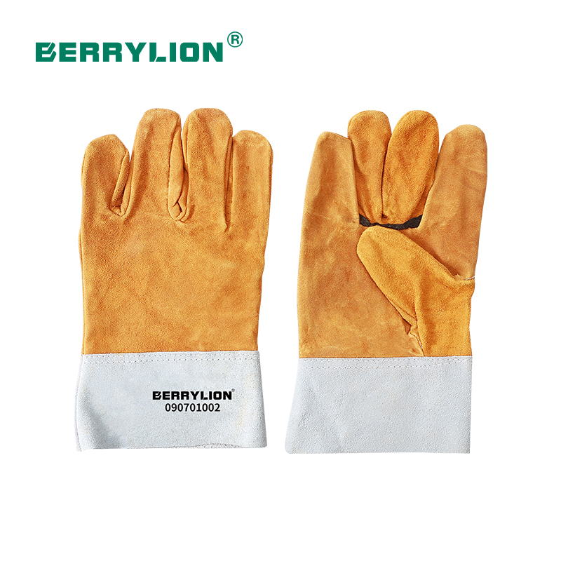 Yellow Pure Fir Short Gloves